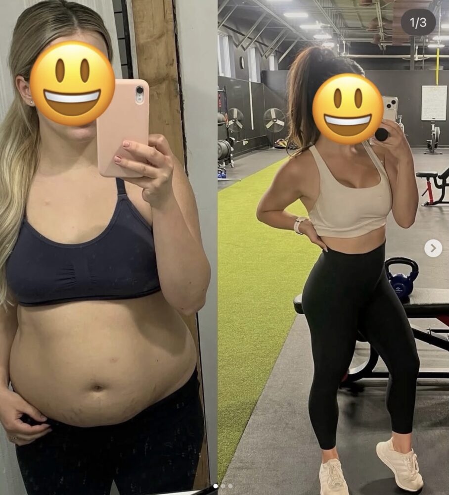 Real DeMelo Fitness member before and after transformation