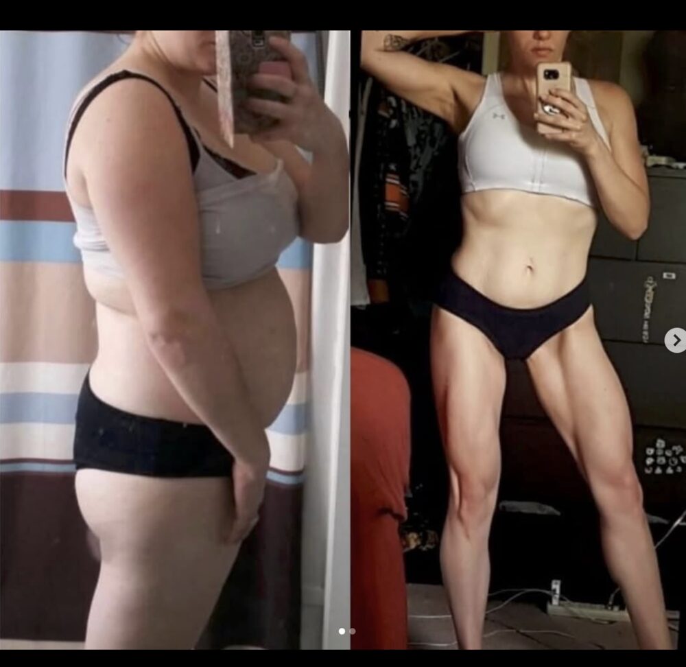 Real DeMelo Fitness member before and after transformation